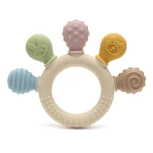 erduo Silicone Baby teether anxiety teething ...