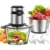500W Electric Food Processor, Glass Bowl Multifunctional Vegetable Food Chopper, Kitchen Utensils